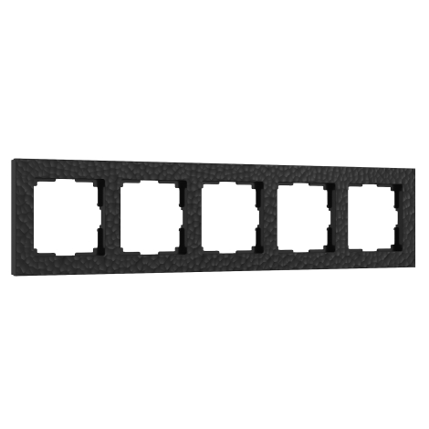 Рамка на 5 постов (черный) Werkel Hammer W0052408 черный a052531